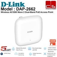 D-LINK DAP-2662 (Wireless AC1200 Wave 2 Dual Band Access Point with Support POE (Ceiling Mount Type)