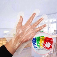Disposable Gloves 100PCS for Hand Cooking Kitchen Food Handling Work Plastic Gloves