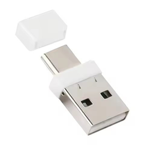 USB Type C 2 In 1 Mouse Mover Driver-Free Automatic Mouse Wiggler Prevent Laptop Entering Sleep Mini