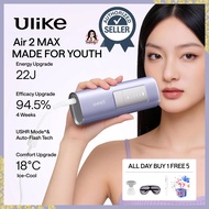 Ulike Air2 MAX IPL Hair Removal Device (Purple) Ice Cooling at Home Air 2 Max