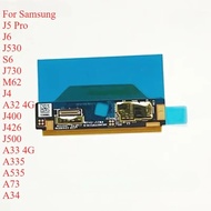 5pcs LCD Touch Screen Image Flex Cable For Samsung Galaxy A34 J6 J530 S6 J730 M62 J4 A32 5G J400 A42
