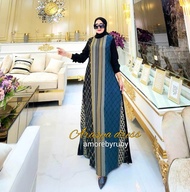 damla id gamis Amore by ruby high class motif mewah kekinian edisi arasya dress