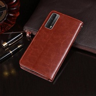 Casing Huawei Y7A Case Flip Wallet PU Leather Back Cover Huawei Y7A 2020 HuaweiY7A Stand Holder Phon