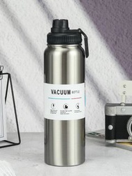 Leakproof Vacuum Flask And , Stainless Steel Large Capacity Sports Outdoor Travel Car Water Bottle