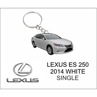 lexus es 250  2014 white es250 keychain 2d