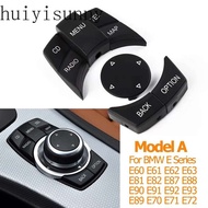 HYS Interior Car CIC IDrive Multi-Media Knob Menu Button Switch For BMW E Series E60 E61 E81 E82 E84