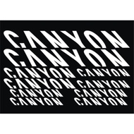 High Quality Vinyl Die Cut canyon Stickers Bicycle Reflective Decoration Decals