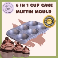 6 in 1 Cup Cake Muffin Mold Cake Mold Pan