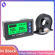 DC9-100V LCD Digital Hall Coulomb Meter Ammeter Voltmeter 50A Voltage Current Meter Battery Indicato