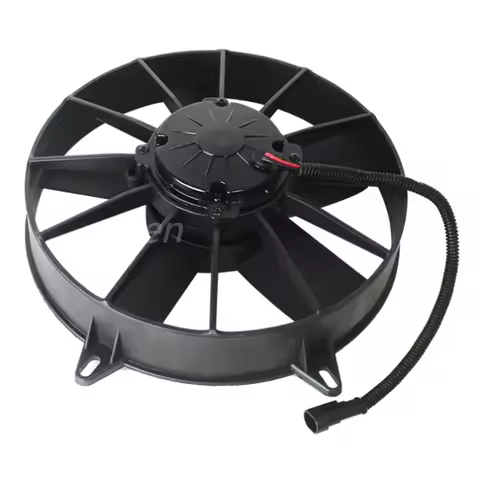 LNF254 11inch Radiator cooling fan For Bus car Water tank cooling fan DC Motor 12/24V 3200RPM