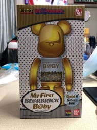 My First  BE@RBRICK B@BY  GOLD&amp;SILVRR VER. 200%超合金