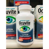 Viên Ocuvite Lutein 120 viên của Bauch & Lomb Mỹ dành cho người dưới 50 tuổi