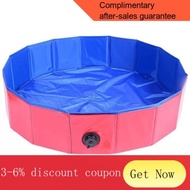 YQ43 Pet Swimming Pool Dog Bathtub Foldable Portable Basin Golden Retriever Cat Bath Bathtub Large Dog Universal