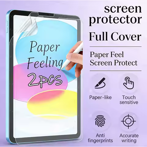 2 Pieces, Flat Protective Film, Suitable For iPad, Smooth Writing And Painting Like Paper, Frosted, 