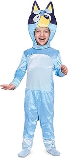 Disguise Bluey Costume for Kids, Official Bluey Character Outfit with Jumpsuit and Mask, Classic Inf