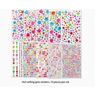 Teenitor Gem Stickers Self Adhesive Jewel Rhinestones Sticker gems