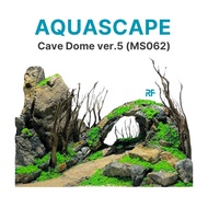 Dome Cave ver.5 size 30x20x20cm, Small landscape for fish tank decoration (Ms062)