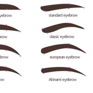 EYEBROW RULER EYEBROW MOLD EYEBROW SHAPE IRON RULER