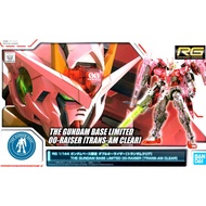 RG 1/144 Gundam Base Limited 00 Raiser [Trans-Am Clear] Plastic Model Kit
