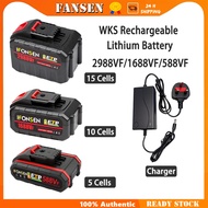 2988VF/1688VF/588VF WKS Lithium Battery Drill Battery/Electric Tool/Cordless Drill /Wrench Replaceme