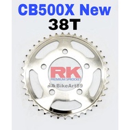 RK Sprocket Rear Sprocket Honda CB500X New 38T/41T Premium Sprocket Belakang CB 500 X RK 520 REBEL 5