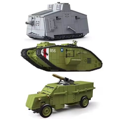 Military Army World War I WW1 The First World War SWAT Soldiers Heavy Tank Armored Vehicle Building 