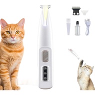 2025 New Belvedir Cat Paw Grooming Trimmer Quiet, Waterproof Rechargeable Cats Shaver for Matted Fur