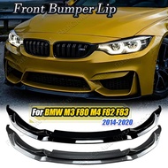 F80 F82 F83 Car Tuning For BMW 3 Series 4 Series M3 M4 Car Front Bumper Splitter Lip 2015-2020 Diff