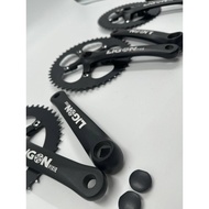 ✧ ◇ ▰ ℗ ▮ Crankset Chainwheel Ligon 52T / 48T / 46T / 44T alloy single / double fixie / road bike b
