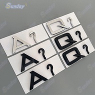 Whole Store Free Shipping💕Audi Funny A?Question Mark Car Sticker 3d Three-Dimensional Creative Custo