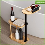 [LovoskibcMY] 360Swivel Couch Side Table Bathroom Storage Tray Waterproof Retractable Rust Resistant