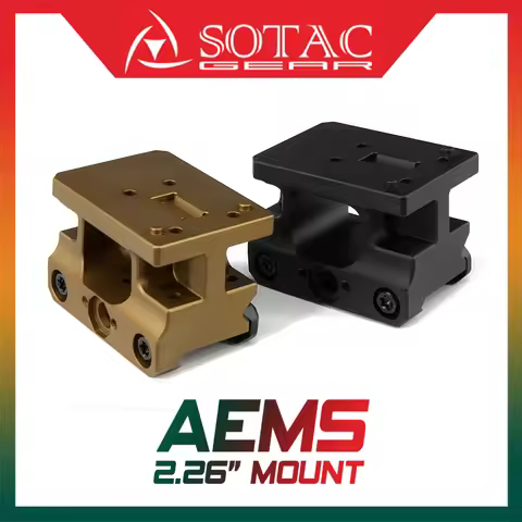 Holosun Aems Mount AEMS FAST Mount 2.26 Inches Optical Centerline AEMS High Mount Made of CNC Alumin