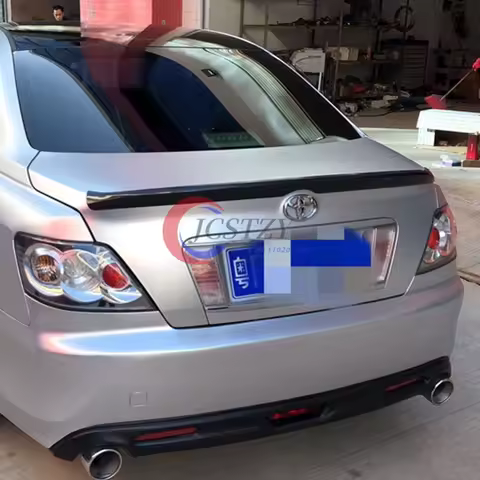 For Toyota Mark X 2006--2009 Year Spoiler Sport ABS Plastic Rear Trunk Wing