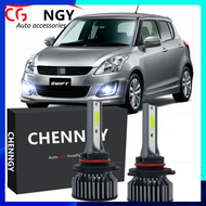 สำหรับ Suzuki Swift 2008 - 2019 - 6000K Combo LED ด้านหน้าหมอกโคมไฟชุดหลอดไฟหมอก (1 คู่) รับประกัน 1
