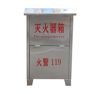 S-T🔴201Stainless Steel Fire Extinguisher4KG*2Fire Double Package304Stainless Steel Fire Box Floor Type LXY5