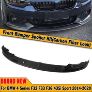 Car Front Bumper Spoiler Lip Lower Splitter Guard For BMW F32 F33 F36 4 Series 2014 2015 2016 2017