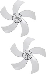 OSALADI 2pcs Electric Fan Blade Ceiling Fan Blade Parts Invisible Ceiling Fan Floor Fan Accessory Pedestal Fan Replacement 16 Inch Fan Blades Fan Blade Nut Cover Leaf Fan Plastic Indoor