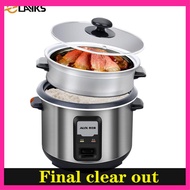 Elayks 3L Large Capacity Rice Cooker Steamer and Non-stick Multifunction Cooker good for 3-5 people