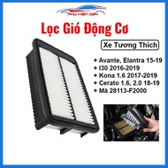 Car engine air filter for Hyundai Avante and Elantra 2015-2019, I30, Kona 1.6 2017-2019 Code 28113-F