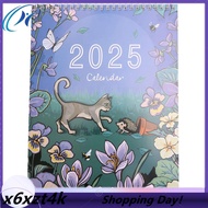 2025 Wall Calendar of Nature & Wildlife Art ArtworkByAngie 2025 Calendar for Home Office Wall Calend