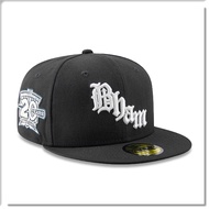 [ANGEL NEW ERA] ERA Baron Birmingham 20TH Gothic Font Classic Black Street Wear 59FIFTY