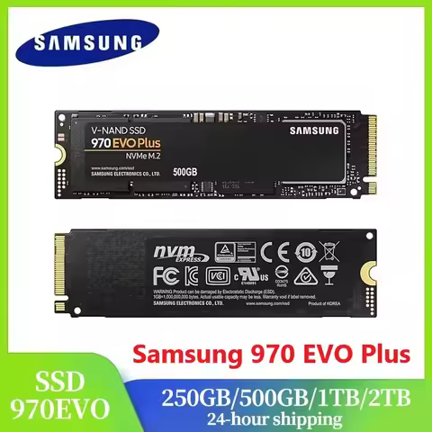 SAMSUNG 970 EVO Plus SSD M2 Nvme Internal Solid State Drive 250GB 500GB MLC M.2 2280 PCIe 3.0x4 HDD 