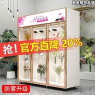 鮮花保鮮展示櫃花店專用冷藏櫃單雙門三門商用冰箱冷櫃鮮花櫃冰櫃