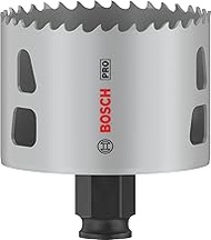 Bosch 16 x PRO Multi Material Power Change Plus Hole Saw (for Softwood, Drywall, Diameter 68 mm, Pro