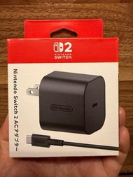 NS2 Switch 2 日本任天堂官方正品 兩腳 旅行充電器連充電線 啟德地鐵站或順豐到付平 $10