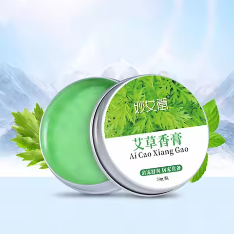 Mugwort Herbal Cream 4-Pack – Natural Soothing Balm for Skin Care, Mosquito Relief, Comfort, and Mox