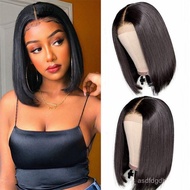 Short Front Lace Wig Chemical Fiber Full Headgear Fashion Natural 9R0B