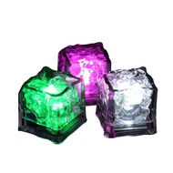 3pcs LED Ice Cubes Glowing Party Ball Flash Light Luminous Neon Wedding Festival Christmas Bar Wine Glass Decoration Supplies