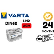 [Installation Provided] VARTA SILVER AGM LN2 l DIN60 l 60Ah  Car Battery- Original Mercedes