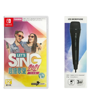 Nintendo Switch Let's Sing 2021 + Mic Bundle (MX) (Chinese)
